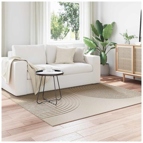 Tappeti per area Quadrato GALATI Beige 200 x 200 cm Poliestere - Foto 2