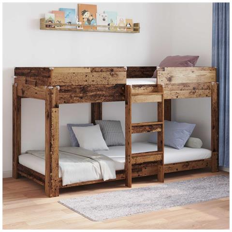 Letto a Castello per Bambini Legno vecchio 100 x 200 cm - Foto 2