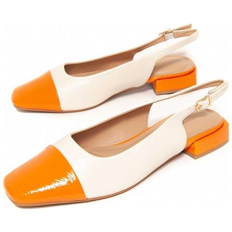 Ballerina Oranbail White Bianco Materiale Sintetico - Foto 1