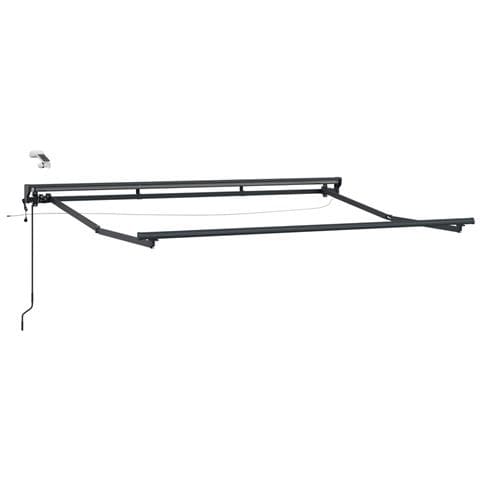 Telaio tenda elettrica con LED Antracite 3,5 x 2,5 m Alluminio - Foto 1