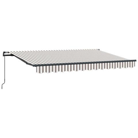 Tenda Retrattile Grigio chiaro e bianco 500 × 350 cm - Foto 1