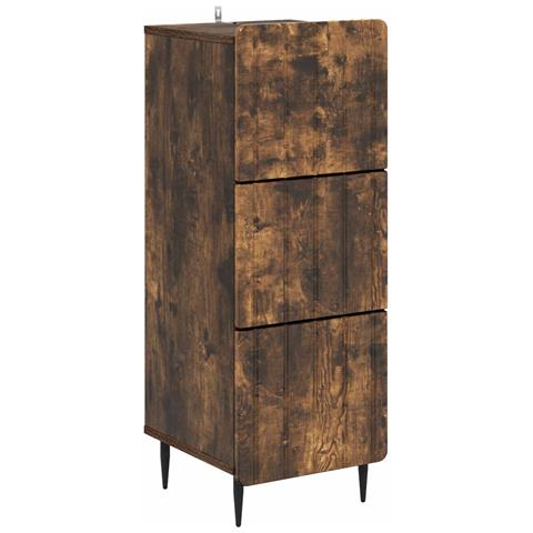 Mobile con Cassetti Rovere Fumo 33 x 34,5 x 92 cm - Foto 1