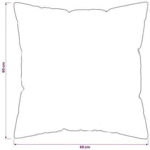 Cuscino FULDA 2 pz 60 x 60 cm 100% piuma d’oca e piumino Bianco - Foto 7