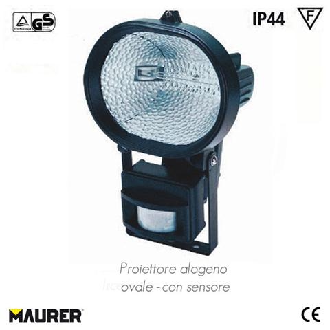 Faretto alogeno con sensore movimento con staffa 230 W IP 44 - Foto 2