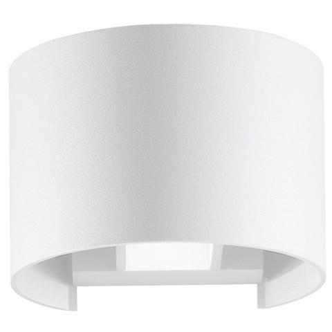 Gt luce led w delta / 6w bco lampada da parete per esterno a led ... Lampade da parete per esterno a led