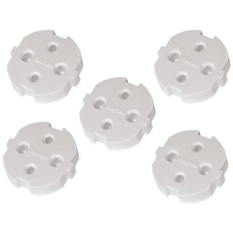 Child Safe Covers for Sockets with Earth Contact, 5pcs - Foto 1