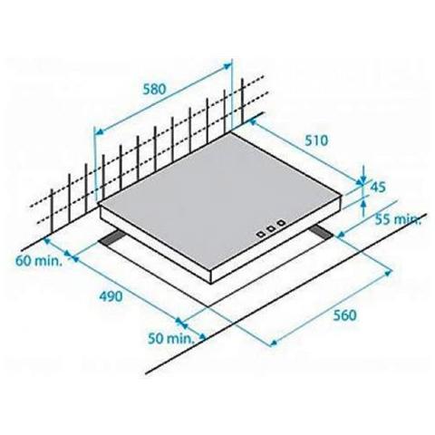 Piano Cottura HIC 64401 in VetroCeramica 4 Zone Cottura da 60 cm Colore Nero - Foto 4