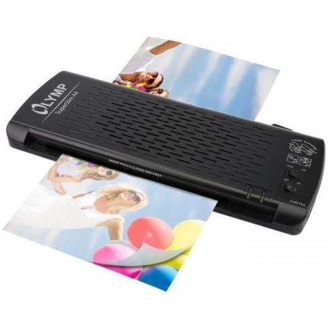 Olimpo Plastificatrice A 235 Plus, 4 ruote A4 plastificatrice, super piatto, Nero - Foto 3