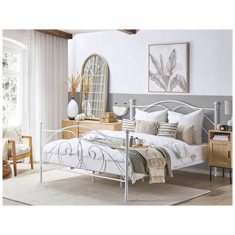 Letto Dinard Bianco, 180x200, Cartone 1/2 - Foto 23