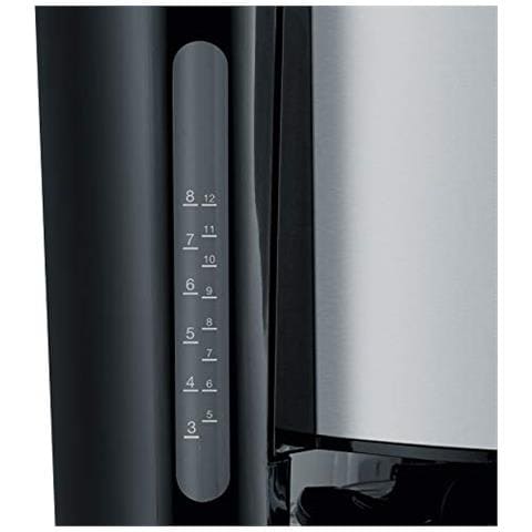 KA 4845 Libera installazione Manuale Macchina da caffè con filtro 1L 8tazze Nero, Acciaio inossidabile macchina per caffè - Foto 2
