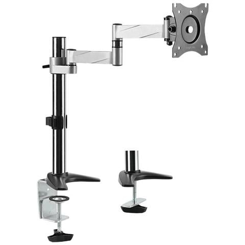 Bp0076 Supporto Da Tavolo Per Tv A Schermo Piatto 68,6 Cm (27"") Morsa / bullone Di Ancoraggio Nero, Acciaio Inossidabile - Foto 6