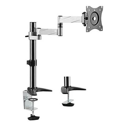 Bp0076 Supporto Da Tavolo Per Tv A Schermo Piatto 68,6 Cm (27"") Morsa / bullone Di Ancoraggio Nero, Acciaio Inossidabile - Foto 1