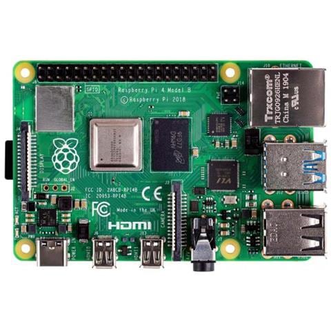 4 Model B Scheda Di Sviluppo 1,5 Mhz Bcm2711 (pi 4 Model B - 4 Modle B Soc - Bcm2711, Ram 4go Ddr4)  - Foto 1