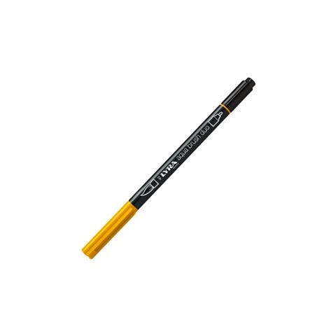 Pennarello A 2 Punte Aqua Brush Duo Giallo Cromo Scuro L6520009 - Foto 1