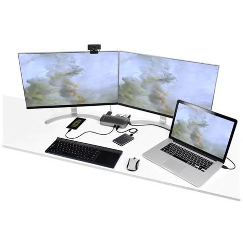 Docking Station Ibrido Universale 6x USB 3.2 / 2x HDMI con Due Monitor DisplayPort 4K - Foto 7