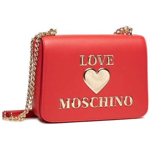 Borsa Donna Love A Spalla / Tracolla Ecopelle Rosso / Gold Bs21mo33 Jc4054 - Foto 1