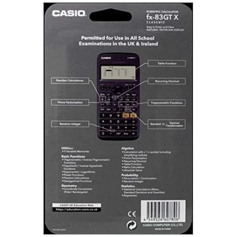 Fx-83gtx Scientific Calculator Nero - Foto 4