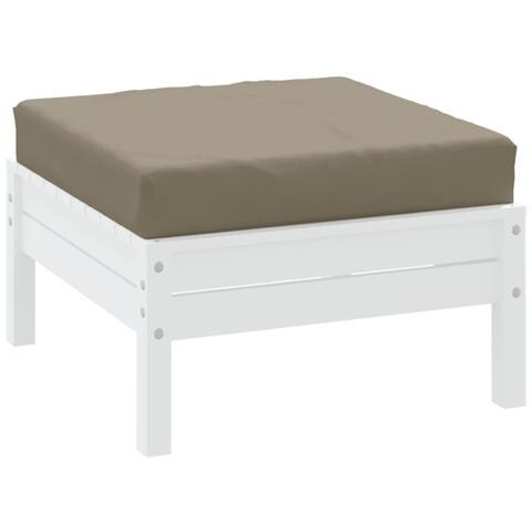 Cuscino per Pallet Tortora 60x60x6 cm in Tessuto Oxford - Foto 2