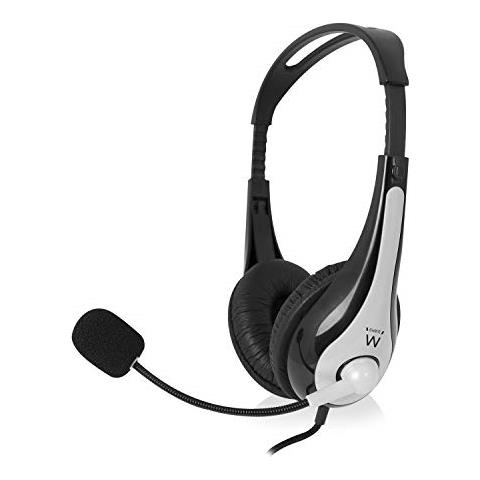 Ew3562 Cuffia Professionale con Microfono per PC con Controllo Volume, Notebook, Laptop, Doppio Jack 3.5 mm (1Xaudio 1Xmic), Auricolari Imbottiti, Cavo 2 m - Foto 10
