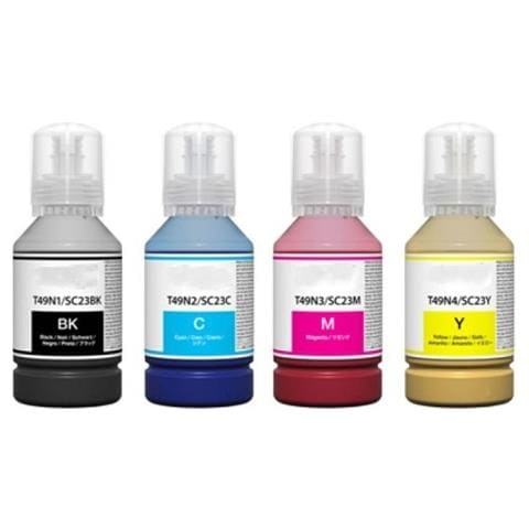 Ecotank Sc23c Ciano C13t49n200 Inchiostro Sublimatico Compatibile Per Epson Sc-f100, f500, f501 T49n2 Sublimazione Capacita 140ml - Foto 1