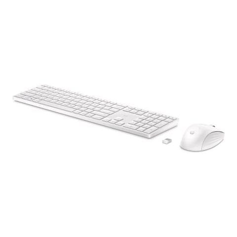 Tastiera e Mouse Wireless 462111 Colore Bianco - Foto 1