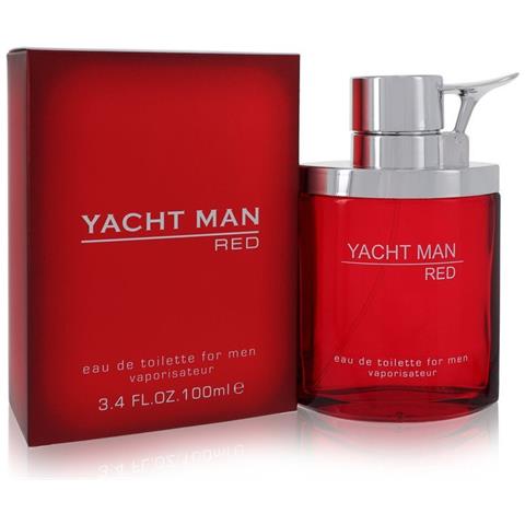 Yacht Man Red By Eau De Toilette Spray 3.4 Oz (men) - Foto 1