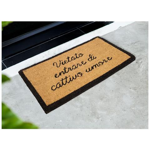 Zerbino Entrata Ingresso Casa Esterno Antiscivolo In Cocco Funny Vietato Entrare - Foto 7