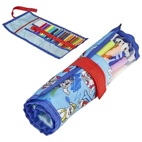 Astuccio Per La Scuola Con Accessori The Paw Patrol Azzurro (22 Pcs) - Foto 1