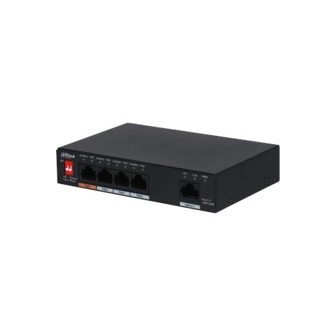 PoE PFS3005-4ET-60-V2 switch di rete Non gestito L2 Gigabit Ethernet (10/100/1000) Supporto Power over Ethernet (PoE) Nero - Foto 1