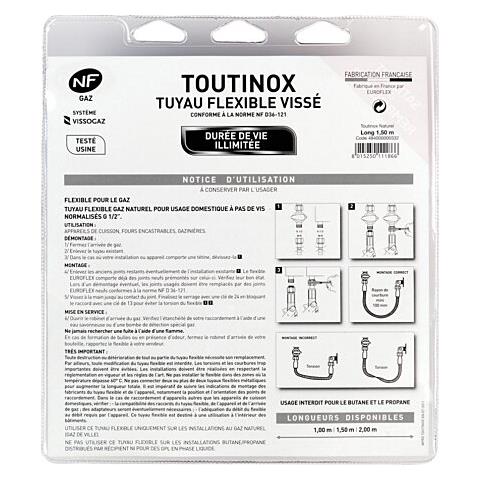 Accessorio e Componente per Forno TNE150 Arancione Cloruro di Polivinile (PVC) Tubo del Gas - Foto 2