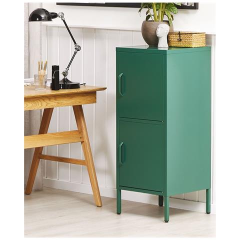 Armadietto Da Ufficio Huron Metallo Verde - Foto 7