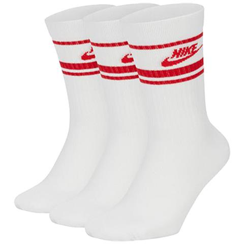 Sportswear Everyday Essential Crew Socks 3 Pairs Dx5089-102, Unisex, Bianca, 38-42 - Foto 1