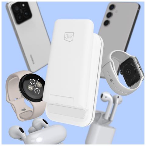 Dock Di Ricarica Magsafe Per Iphone, Apple Watch E Airpods Pieghevole, Bianco - Foto 2