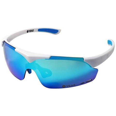 Sunup Occhiali Da Sole Magnet Sports Matt White / Full Revo Ice Blue - Foto 1