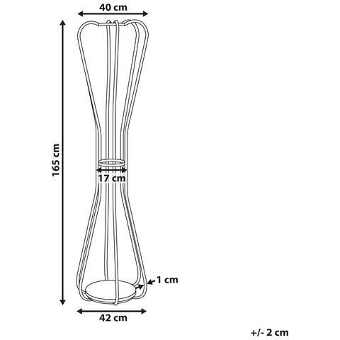 Appendiabiti Ordway Argento - Foto 6