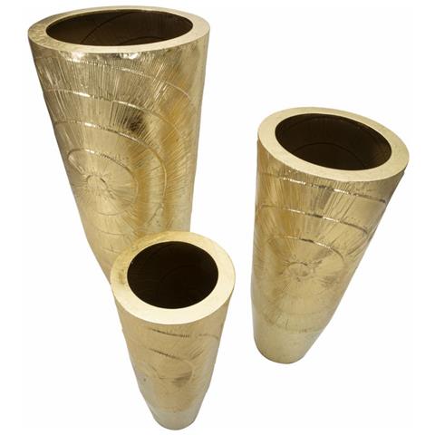 Portavasi Goldely Tris Cm Ø 50,8x114,9-40x92,7-29,8x70,5 - Foto 1