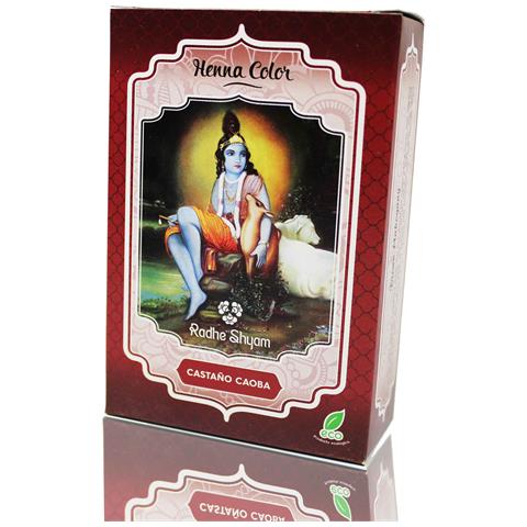 Henna Castaã±o Caoba Polvo Radhe 100g - Foto 1