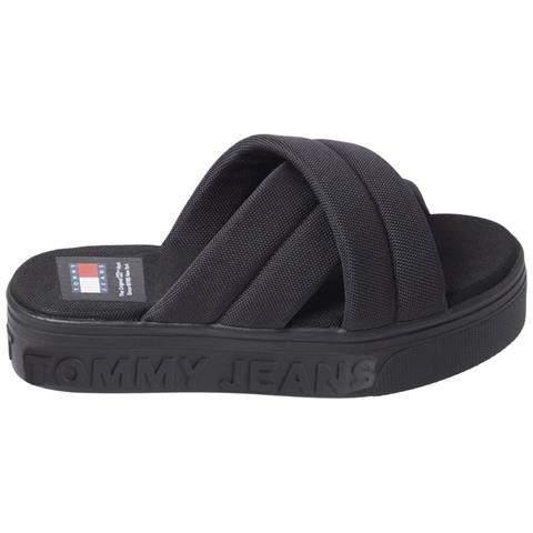 Lettering Flatform Sandal Sandali Sintetico Scarpe Donna Nero Eu 36, En0en02465 Bds - Foto 2