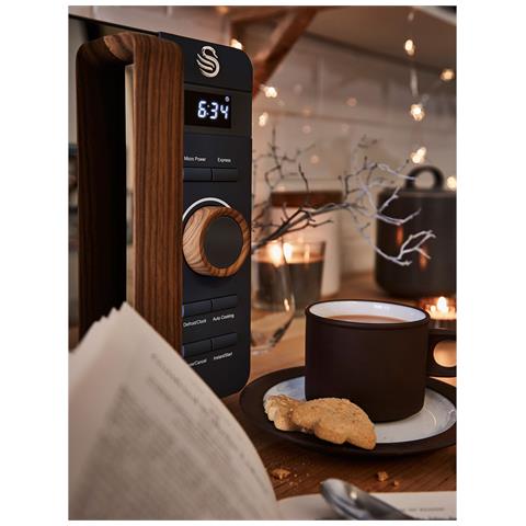 Sm22036gryneun Microonde Digitale 20 L Design Moderno Nordic 6 Livelli Di Funzionamento Timer 800w Grigio - Foto 8