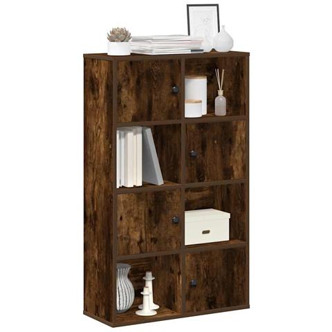 Libreria Rovere Fumo 60x24x101,5 Cm In Legno Multistrato - Foto 1