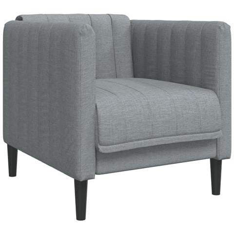 Lusso Casadino -  Poltrona Grigio Scuro In Tessuto - Foto 1