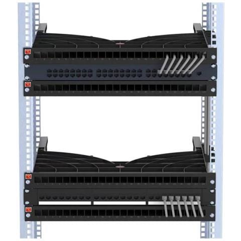 Mensola Gestione Cavi su Rack 19" 24 Porte P. 1000 mm - Foto 2
