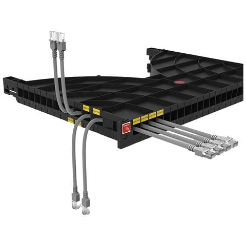 Mensola Gestione Cavi su Rack 19" 24 Porte P. 1000 mm - Foto 1