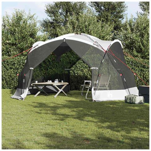 Rete Antimosche da Campeggio con Porte Grigia per 8 Persone Impermeabile - Foto 2