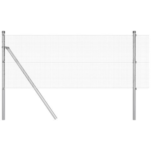 Recinto in rete saldata con 13 pali 0.5x100 m Acciaio galvanizzato - Foto 1