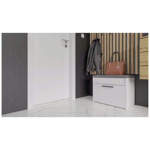 PARMA MINI BIEL scarpiera Chiuso Bianco - Foto 3