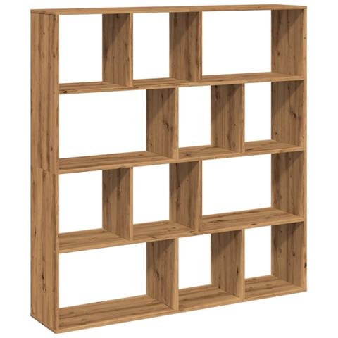 Libreria Rovere Artigianale 132x29x141,5cm in Legno Multistrato - Foto 1