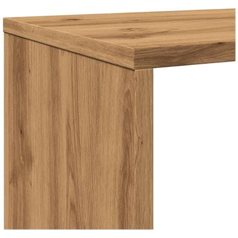 Libreria Rovere Artigianale 132x29x141,5cm in Legno Multistrato - Foto 9