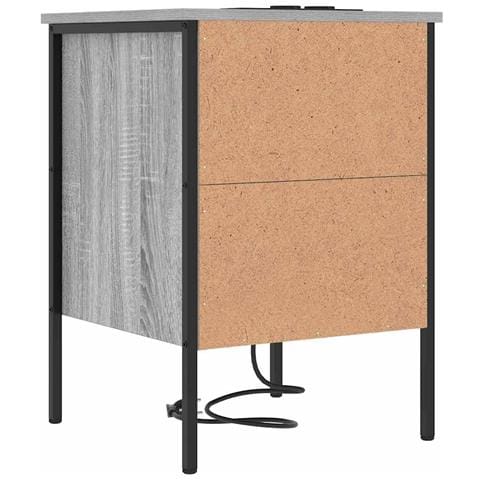 Mobiletti da Notte 2 pcs Grigio sonoma 42 x 41 x 61 cm - Foto 9