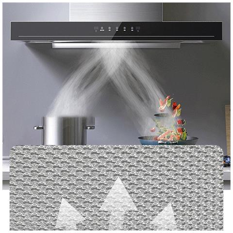 2 Filtri Cappa Aspirante 230x260x9mm, Filtro Antigrasso A 5 Strati In Alluminio Con Fibbia In Acciaio - Foto 4